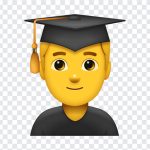 Graduated Man Emoji, Graduated Man, Graduated Man Emoji PNG, Graduated, iOS Emoji, iphone emoji, Emoji PNG, iOS Emoji PNG, Apple Emoji, Apple Emoji PNG, PNG, PNG Images, Transparent Files, png free, png file, Free PNG, png download,