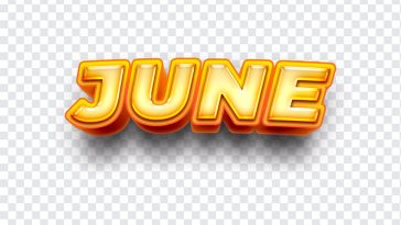 June, Month, June PNG, Typography, Calender, PNG, PNG Images, Transparent Files, png free, png file, Free PNG, png download,