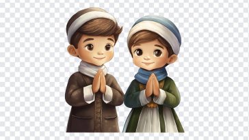 Kids Praying, Kids, Kids Praying PNG, Praying PNG, Sticker, Muslim Sticker, PNG, PNG Images, Transparent Files, png free, png file, Free PNG, png download,