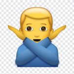Man Saying No Emoji, Man Saying No, Man Saying No Emoji PNG, Man Saying, iOS Emoji, iphone emoji, Emoji PNG, iOS Emoji PNG, Apple Emoji, Apple Emoji PNG, PNG, PNG Images, Transparent Files, png free, png file, Free PNG, png download,