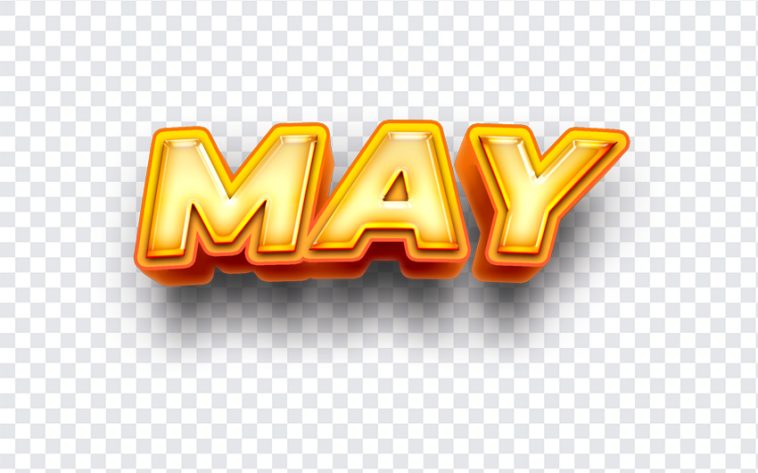 May, Month, May PNG, Typography, Calender, PNG, PNG Images, Transparent Files, png free, png file, Free PNG, png download,