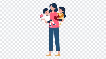 Mother with Children, Mother with, Mother with Children PNG, Mother, Mother Daughter and Son, Mother's Love, Heart PNG, PNG, PNG Images, Transparent Files, png free, png file, Free PNG, png download,