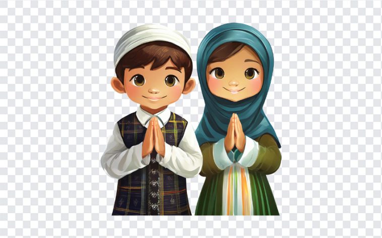 Muslim Girl and Boy, Muslim Girl and, Muslim Girl and Boy PNG, Muslim Girl, PNG, PNG Images, Transparent Files, png free, png file, Free PNG, png download,