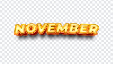 November, Calender, November PNG, Typography, Months, PNG, PNG Images, Transparent Files, png free, png file, Free PNG, png download,