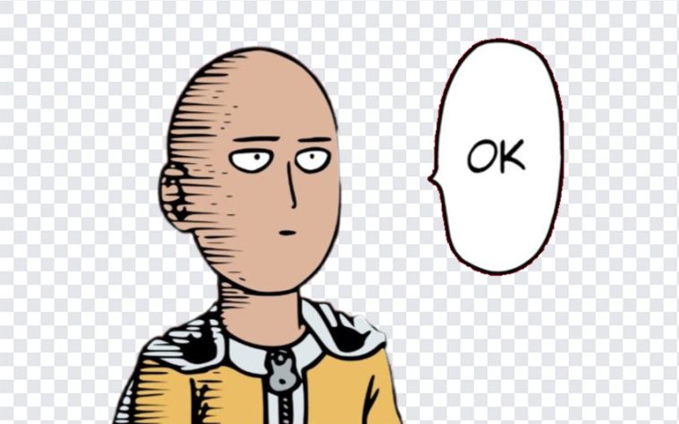 One Punch Man Meme, One Punch Man, One Punch Man Meme PNG, ok, Meme, Meme PNG, Saitama Meme, Saitama, PNG, PNG Images, Transparent Files, png free, png file, Free PNG, png download,