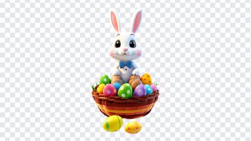 Playful 3D Cute Easter Rabbit, Playful 3D Cute Easter, Playful 3D Cute Easter Rabbit PNG, Easter Rabbit PNG, Rabbit PNG, Easter Eggs, Easter Bucket, Easter, PNG, PNG Images, Transparent Files, png free, png file, Free PNG, png download,