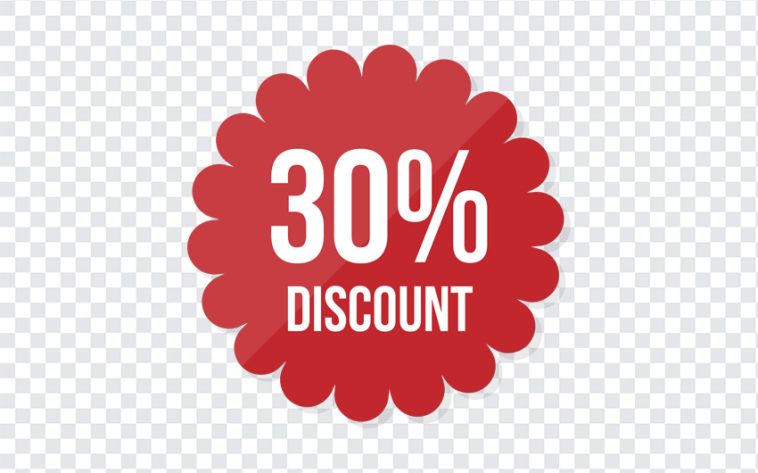 30% Off Discount Badge, 30% Off Discount, 30% Off Discount Badge PNG, 30% Off, Discount Badge PNG, PNG, PNG Images, Transparent Files, png free, png file, Free PNG, png download,