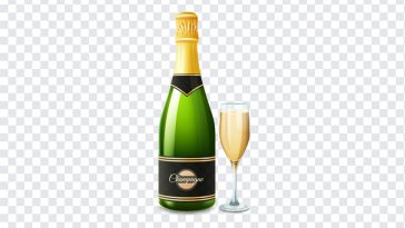 Champagne, Champagne Bottle and Glass, Champagne PNG, Bottle and Glass, PNG, PNG Images, Transparent Files, png free, png file, Free PNG, png download,