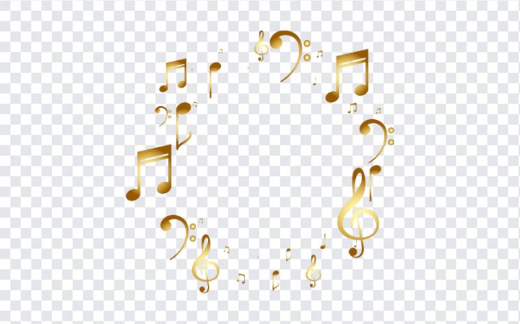 Music Notes, Music, Music Notes PNG, Golden Music Notes, Gold, PNG, PNG Images, Transparent Files, png free, png file, Free PNG, png download,