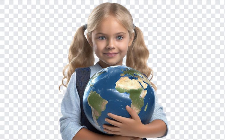 Small Girl Hugging Earth Globe, Small Girl Hugging Earth, Small Girl Hugging Earth Globe PNG, Small Girl Hugging, Earth Globe PNG, Earth, Earth Day, Nature Lovers, PNG, PNG Images, Transparent Files, png free, png file, Free PNG, png download,