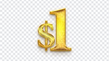 One Dollar PNG, Dollar, $1 PNG, $1, PNG, PNG Images, Transparent Files, png free, png file, Free PNG, png download,