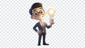 Business Idea, Business, Business Idea PNG, Idea PNG, 3D, 3D Cartoon Character, PNG, PNG Images, Transparent Files, png free, png file, Free PNG, png download,