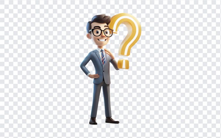 Business Man with Question Mark, Business Man with Question, Business Man with Question Mark PNG, Question Mark PNG, PNG, PNG Images, Transparent Files, png free, png file, Free PNG, png download,