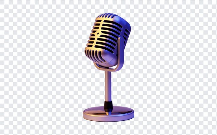 Retro Microphone, Retro, Retro Microphone PNG, Microphone PNG, Mic PNG, Studio Mic PNG, Podcast PNG, Podcast, PNG, PNG Images, Transparent Files, png free, png file, Free PNG, png download,