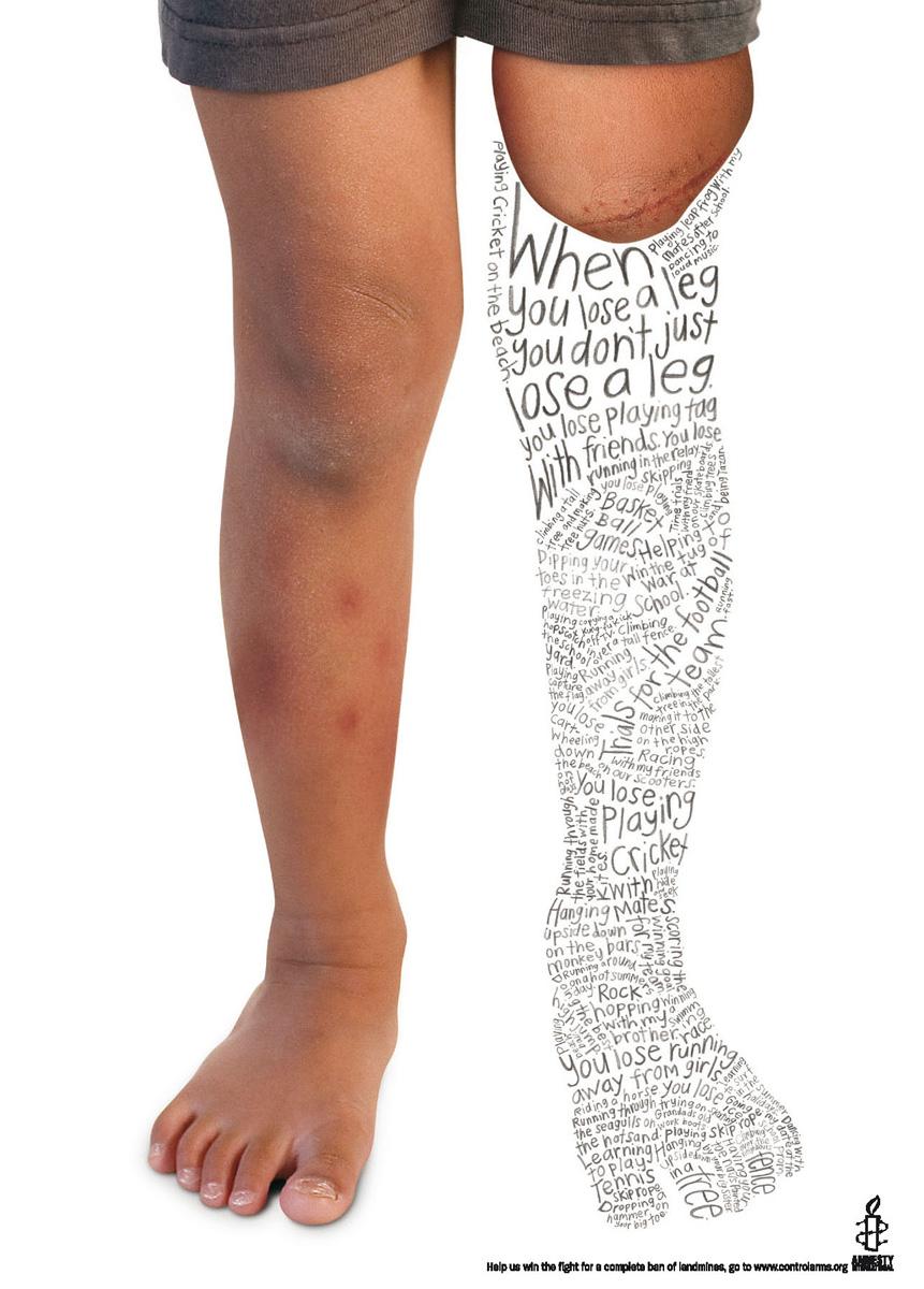 Amnesty-International-Leg-Creative-Typography-Ad