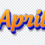 April, Calender, April PNG, Month, Monthly, PNG, PNG Images, Transparent Files, png free, png file, Free PNG, png download,