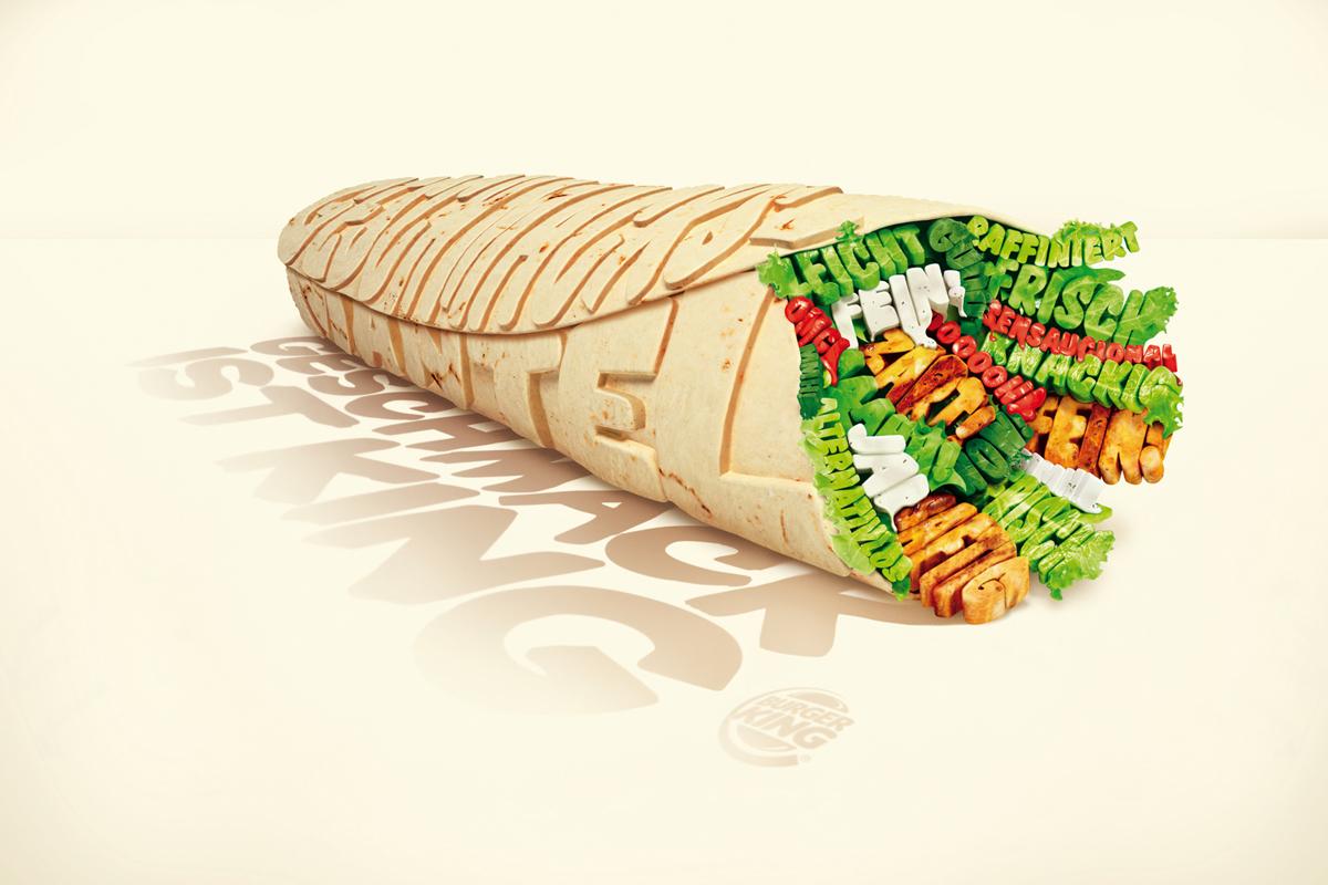 Burger-King-Wraps-Creative-Typography-Ad