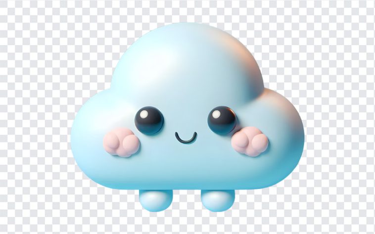 Cute Cloud, Cute, Cute Cloud PNG, Cloud PNG, Fluffy Cloud, 3D Cloud, Character, Mario, PNG, PNG Images, Transparent Files, png free, png file, Free PNG, png download,