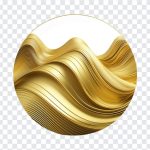 Golden Wavy Round, Golden Wavy, Golden Wavy Round PNG, Wave PNG, Golden, PNG, PNG Images, Transparent Files, png free, png file, Free PNG, png download,
