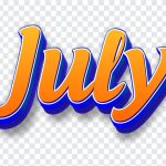 July, Month, July PNG, Month PNG, Calender, PNG, PNG Images, Transparent Files, png free, png file, Free PNG, png download,