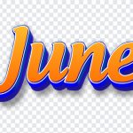 June, Month, June PNG, Calender, Monthly, PNG, PNG Images, Transparent Files, png free, png file, Free PNG, png download,