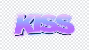 Kiss Text, Kiss, Kiss Text PNG, Typography, PNG, PNG Images, Transparent Files, png free, png file, Free PNG, png download,