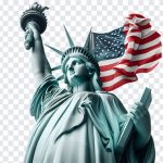 Liberty Statue with USA Flag, Liberty Statue with USA, Liberty Statue with USA Flag PNG, Liberty Statue, USA Flag PNG, PNG, PNG Images, Transparent Files, png free, png file, Free PNG, png download,