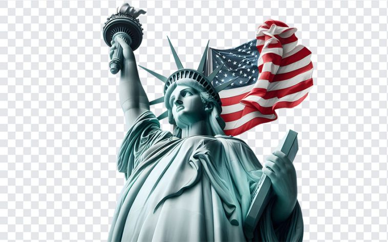 Liberty Statue with USA Flag, Liberty Statue with USA, Liberty Statue with USA Flag PNG, Liberty Statue, USA Flag PNG, PNG, PNG Images, Transparent Files, png free, png file, Free PNG, png download,