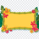 Luau Party Label, Luau Party, Luau Party Label PNG, Luau, PNG, PNG Images, Transparent Files, png free, png file, Free PNG, png download,