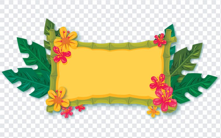 Luau Party Label, Luau Party, Luau Party Label PNG, Luau, PNG, PNG Images, Transparent Files, png free, png file, Free PNG, png download,