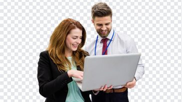 Man and Women Using A Laptop,, Man and Women Using A Laptop PNG, Man and Women PNG, Laptop PNG, PNG, PNG Images, Transparent Files, png free, png file, Free PNG, png download,