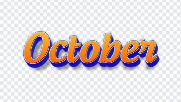 October, Monthly, October PNG, Month, Calender, PNG, PNG Images, Transparent Files, png free, png file, Free PNG, png download,
