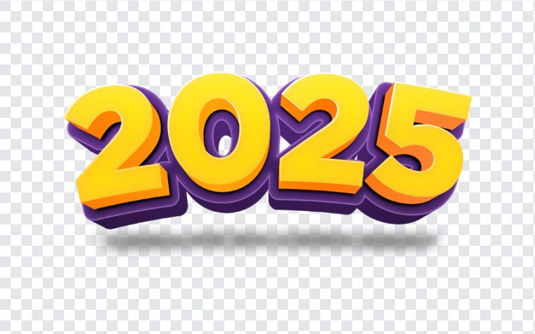 2025, Year 2025, 2025 PNG, Happy New Year, New Year, PNG, PNG Images, Transparent Files, png free, png file, Free PNG, png download,