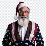 American Santa, American, American Santa PNG, Santa PNG, Santa Claus, PNG, PNG Images, Transparent Files, png free, png file, Free PNG, png download,