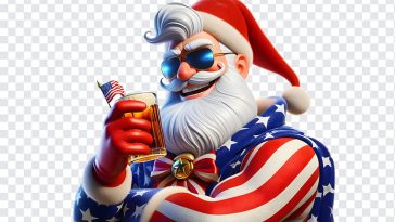 American Style Santa Claus, American Style Santa, American Style Santa Claus PNG, Santa Claus PNG, American Style, PNG, PNG Images, Transparent Files, png free, png file, Free PNG, png download,