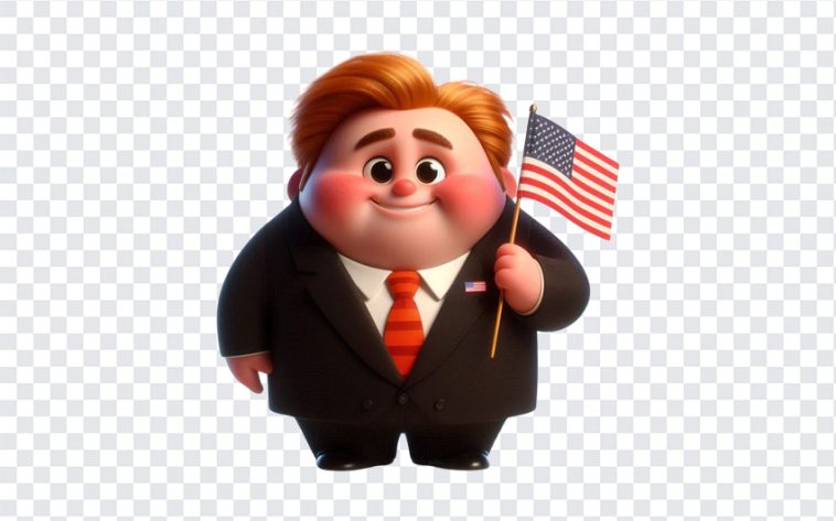 Chibi Donald Trump Character, Chibi Donald Trump, Chibi Donald Trump Character PNG, Chibi Donald, Donald Trump PNG, Trump Character PNG, USA, President, Support, PNG, PNG Images, Transparent Files, png free, png file, Free PNG, png download,