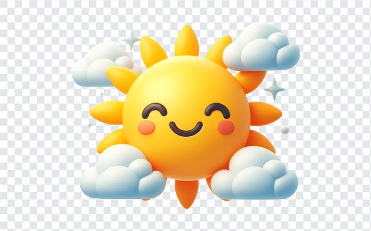 Cute 3D Sun and Clouds, Cute 3D Sun, Cute 3D Sun and Clouds PNG, Cute 3D Sun, Sun and Clouds PNG, Clouds PNG, Sun, PNG, PNG Images, Transparent Files, png free, png file, Free PNG, png download,