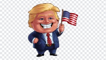 Donald Trump Chibi Caricature, Donald Trump Chibi, Donald Trump Chibi Caricature PNG, Donald Trump, PNG, PNG Images, Transparent Files, png free, png file, Free PNG, png download,