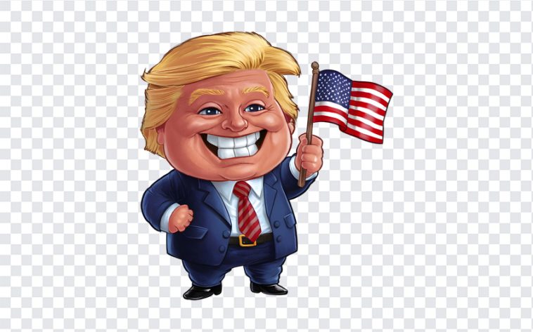 Donald Trump Chibi Caricature, Donald Trump Chibi, Donald Trump Chibi Caricature PNG, Donald Trump, PNG, PNG Images, Transparent Files, png free, png file, Free PNG, png download,