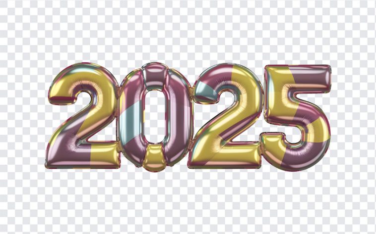 Foil Balloon, Foil, Foil Balloon 2025, Balloon 2025, 2025, 2025 Year, 2025 Year PNG, PNG, PNG Images, Transparent Files, png free, png file, Free PNG, png download,