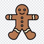 Gingerbread Man, Gingerbread, Gingerbread Man PNG, PNG, PNG Images, Transparent Files, png free, png file, Free PNG, png download,