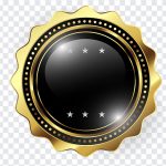 Gold and Black Badge, Gold and Black, Gold and Black Badge PNG, PNG, PNG Images, Transparent Files, png free, png file, Free PNG, png download,