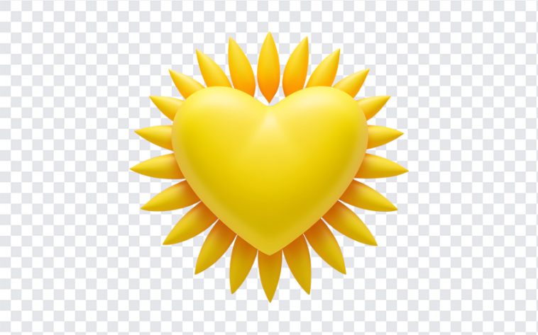 Heart Shaped 3D Sun, Heart Shaped 3D, Heart Shaped 3D Sun PNG, Heart Shaped, 3D Sun PNG, Sun PNG, Heart PNG, Heart, PNG, PNG Images, Transparent Files, png free, png file, Free PNG, png download,