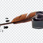 Ink Feather Pen and Fountain, Ink Feather Pen and Fountain PNG, PNG, PNG Images, Transparent Files, png free, png file, Free PNG, png download,