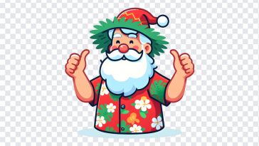 Luau Santa Claus, Luau Santa, Luau Santa Claus PNG, Luau, PNG, PNG Images, Transparent Files, png free, png file, Free PNG, png download,