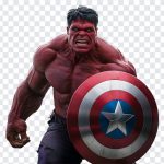 Red Hulk with Captain's Shield, Red Hulk with Captain's, Red Hulk with Captain's Shield PNG, Captain's Shield PNG, Red Hulk PNG, Captain America Brave new world, PNG, PNG Images, Transparent Files, png free, png file, Free PNG, png download,