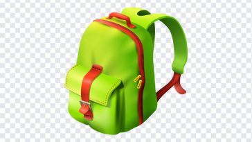 School Bag, School, School Bag PNG, Green Color Bag, Back to School, Bag PNG, PNG, PNG Images, Transparent Files, png free, png file, Free PNG, png download,