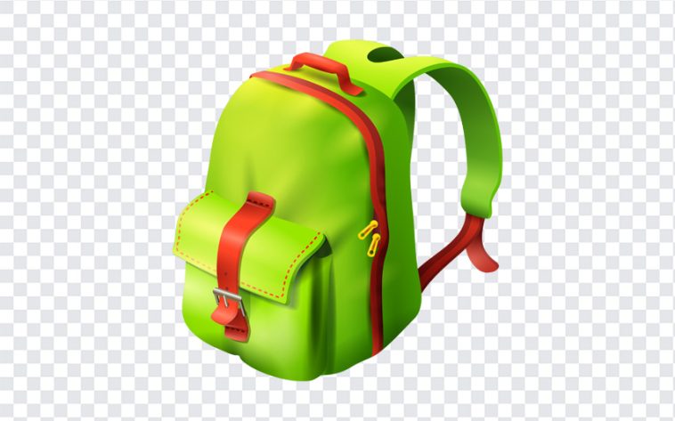 School Bag, School, School Bag PNG, Green Color Bag, Back to School, Bag PNG, PNG, PNG Images, Transparent Files, png free, png file, Free PNG, png download,