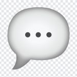 Speech Bubble Emoji, Speech Bubble, Speech Bubble Emoji PNG, Speech, iOS Emoji, iphone emoji, Emoji PNG, iOS Emoji PNG, Apple Emoji, Apple Emoji PNG, PNG, PNG Images, Transparent Files, png free, png file, Free PNG, png download,