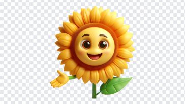 Sunflower 3D Cute Character, Sunflower 3D Cute, Sunflower 3D Cute Character PNG, Sunflower 3D, Sunflower PNG, Cute Sunflower PNG, PNG, PNG Images, Transparent Files, png free, png file, Free PNG, png download,
